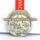 Wholesale Double Side Antique Silver Metal Running Sports Medal