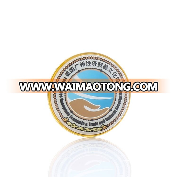 Wholesale New Arrival Competitive Price Round Custom Logo Pattern Name Lapel Pin Blank Badge